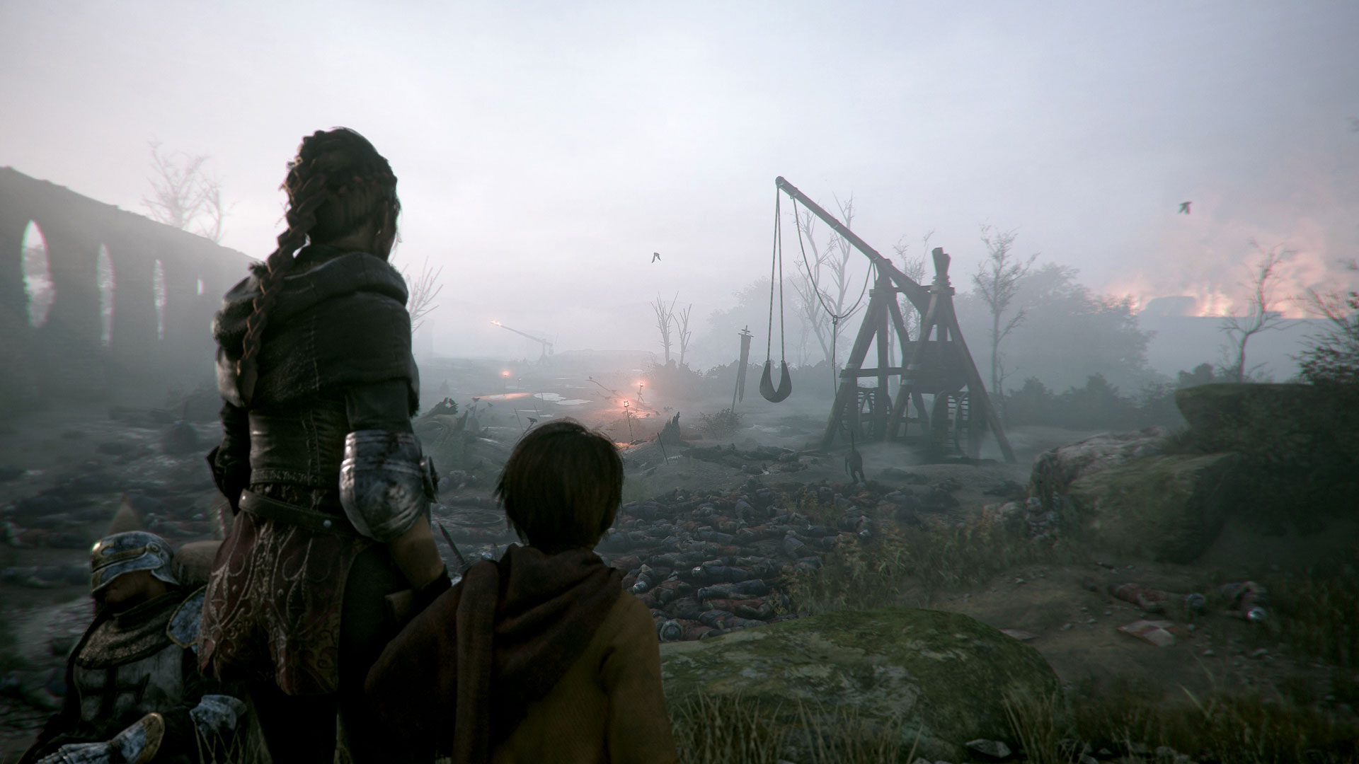 Piles of bodies in A Plague Tale: Innocence