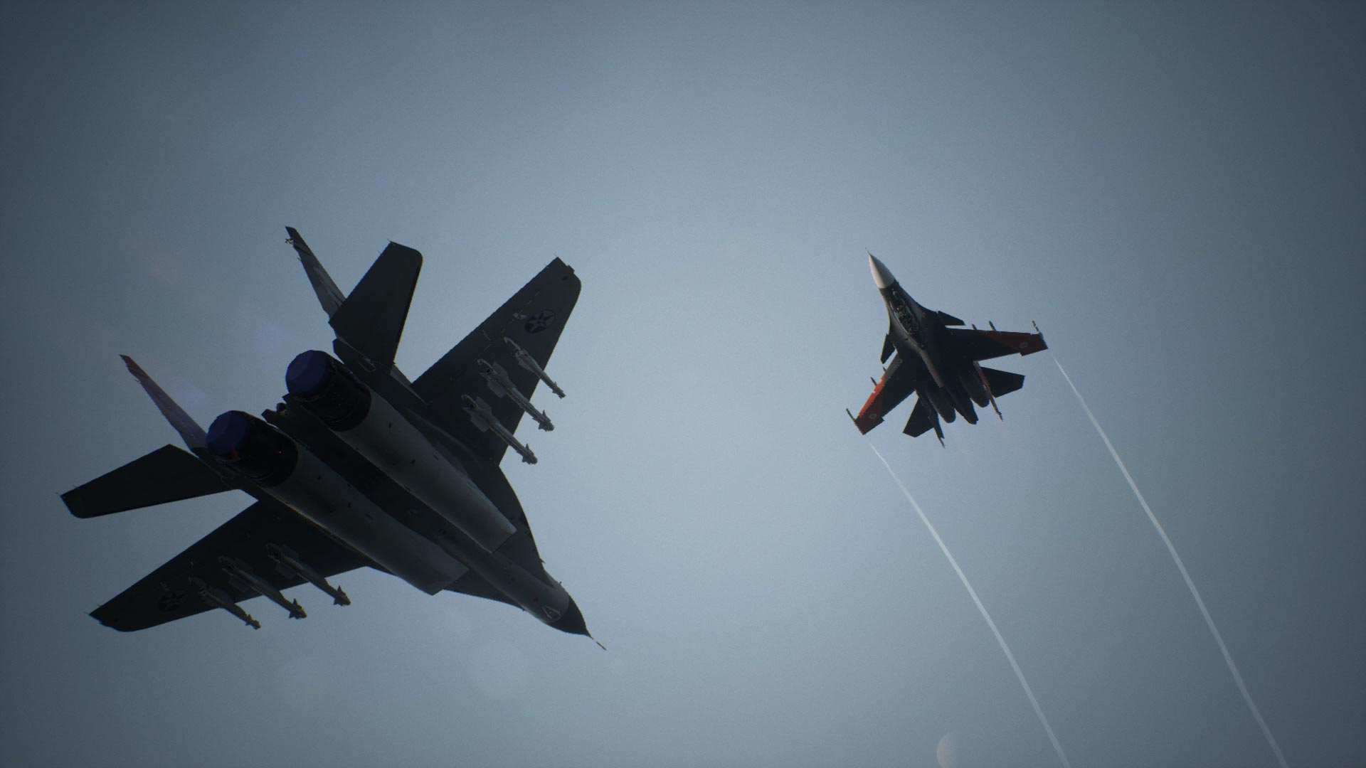 Ace Combat 7: Skies Unknown, 2 planes in combat