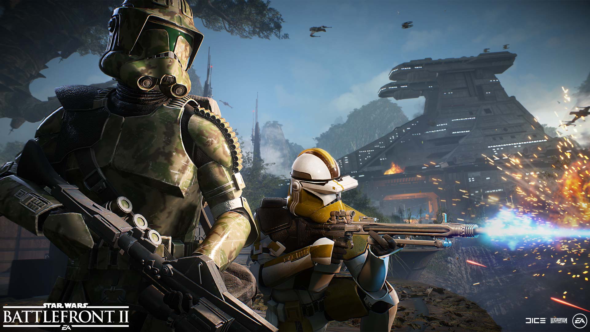 The two new clone soldier divisions available in the Elite Corps update.