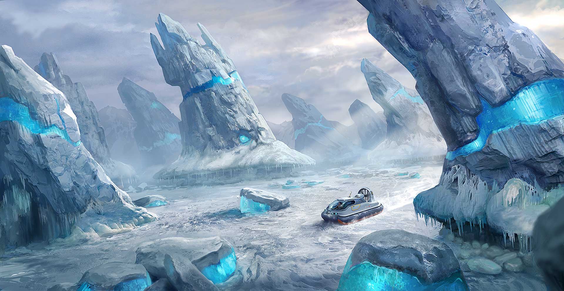 Subnautica: Below Zero takes place in an arctic environment.