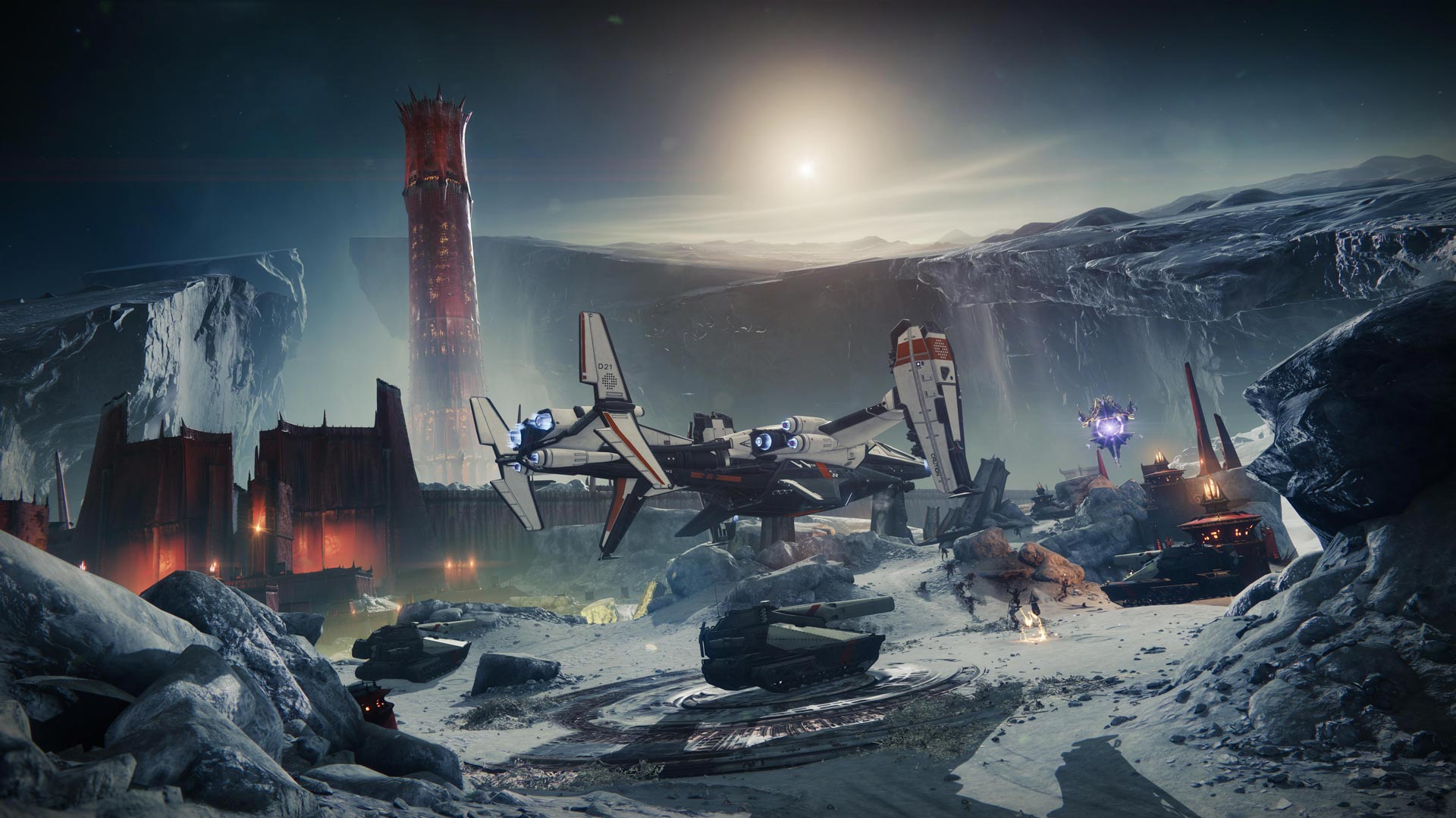 Destiny 2: Shadowkeep base on the moon