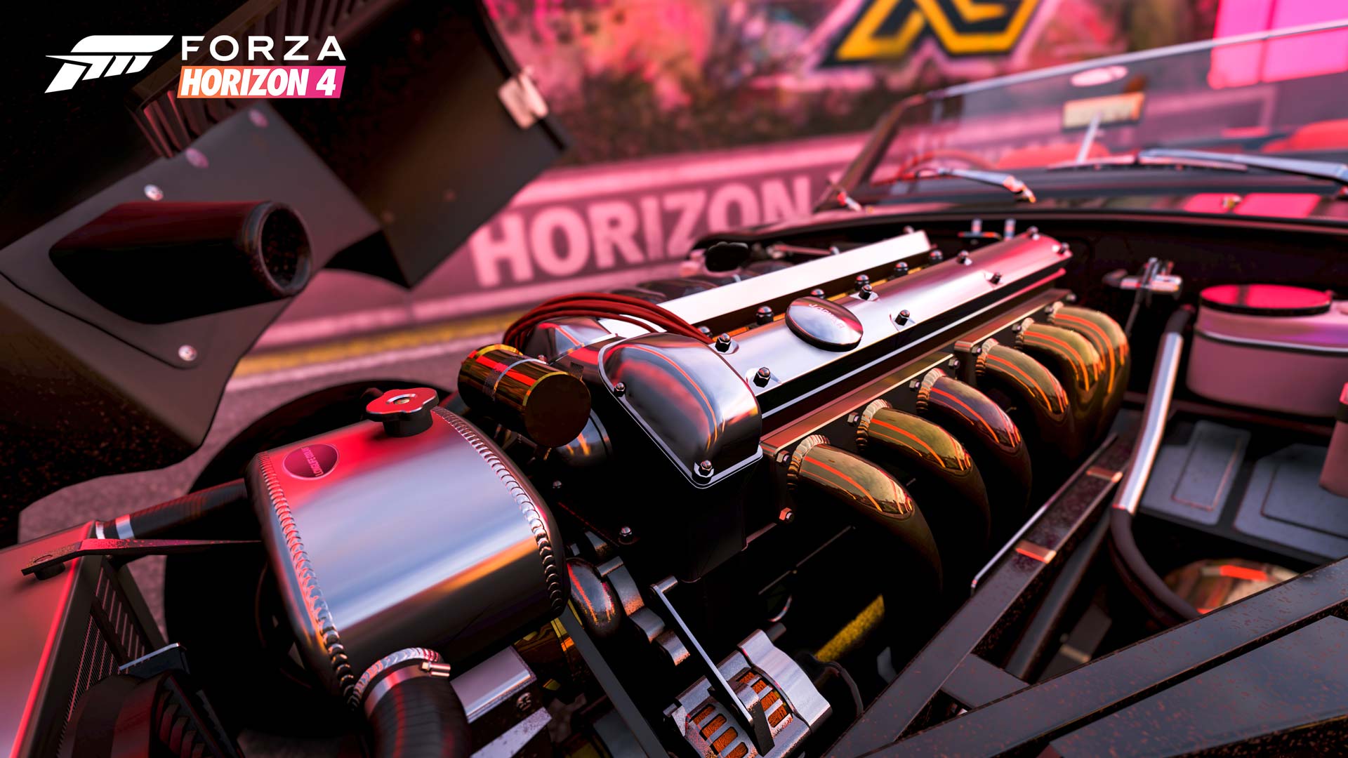 Forza Horizon 4 - Car engine.