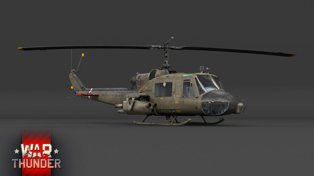 3d model of UH-1C Helicopter.