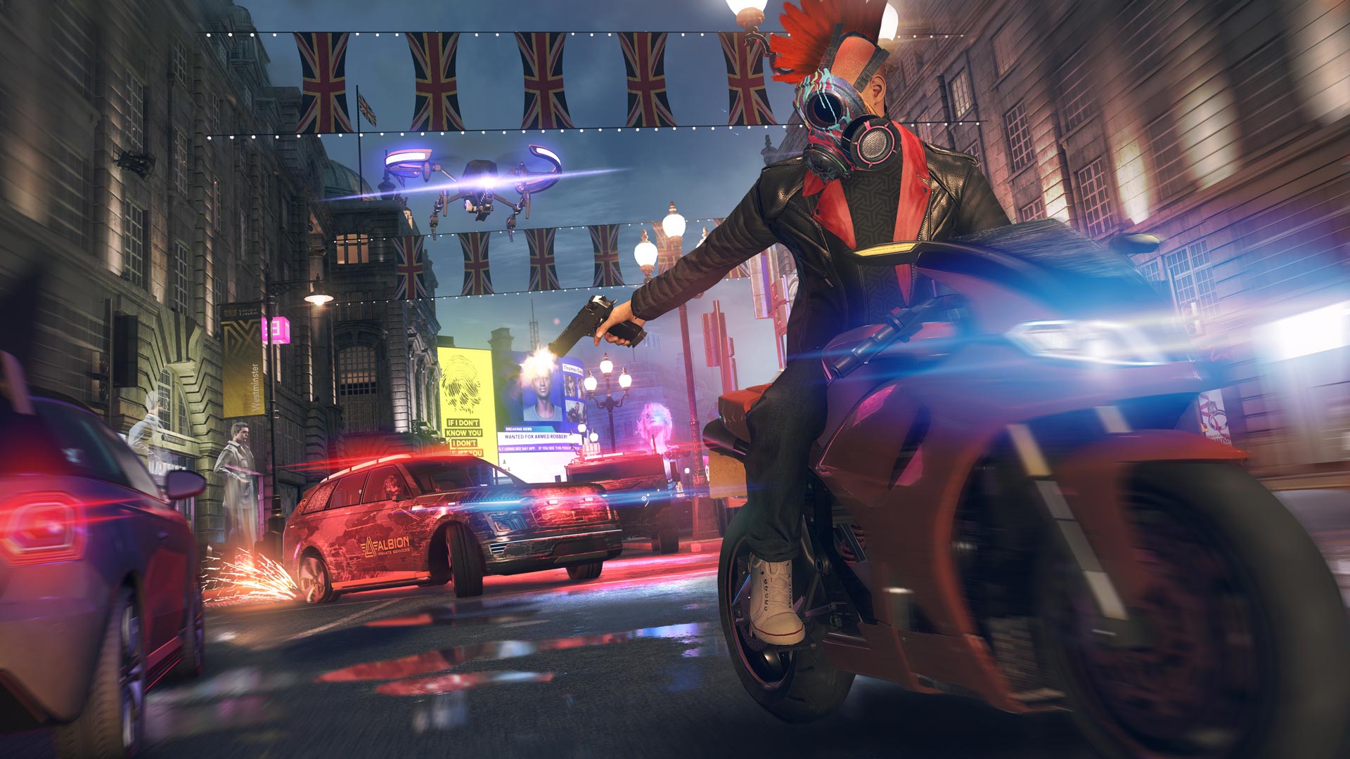 Watch Dogs Legion bike chase